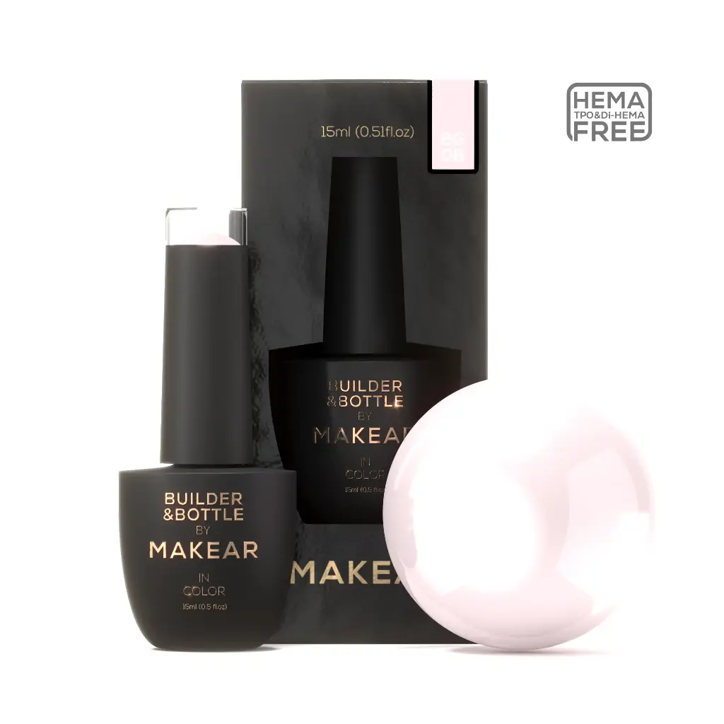 Makear Builder in Bottle Milky Pink 15ML BG08 – Gel de gainage en Flacon