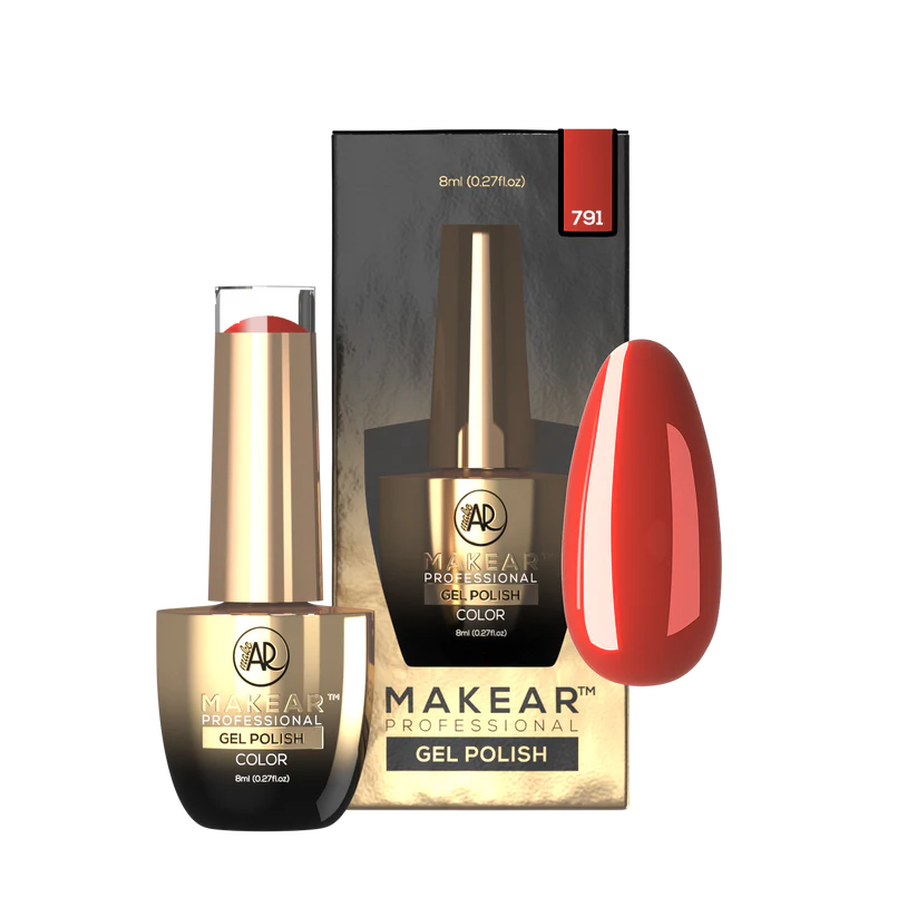 Vernis Semi-Permanent Kocham Cię 791 8ML - Rouge Passion Intense Professionnel