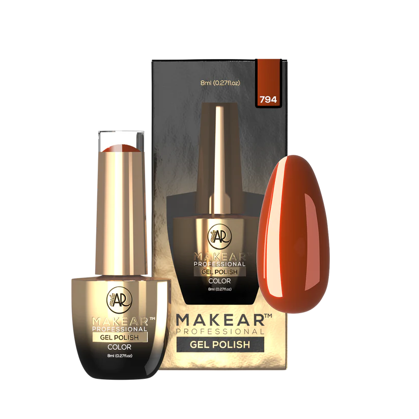Vernis Semi-Permanent Ich Liebe Dich 794 8ML Makear – Rouge Profond et Élégance Absolue