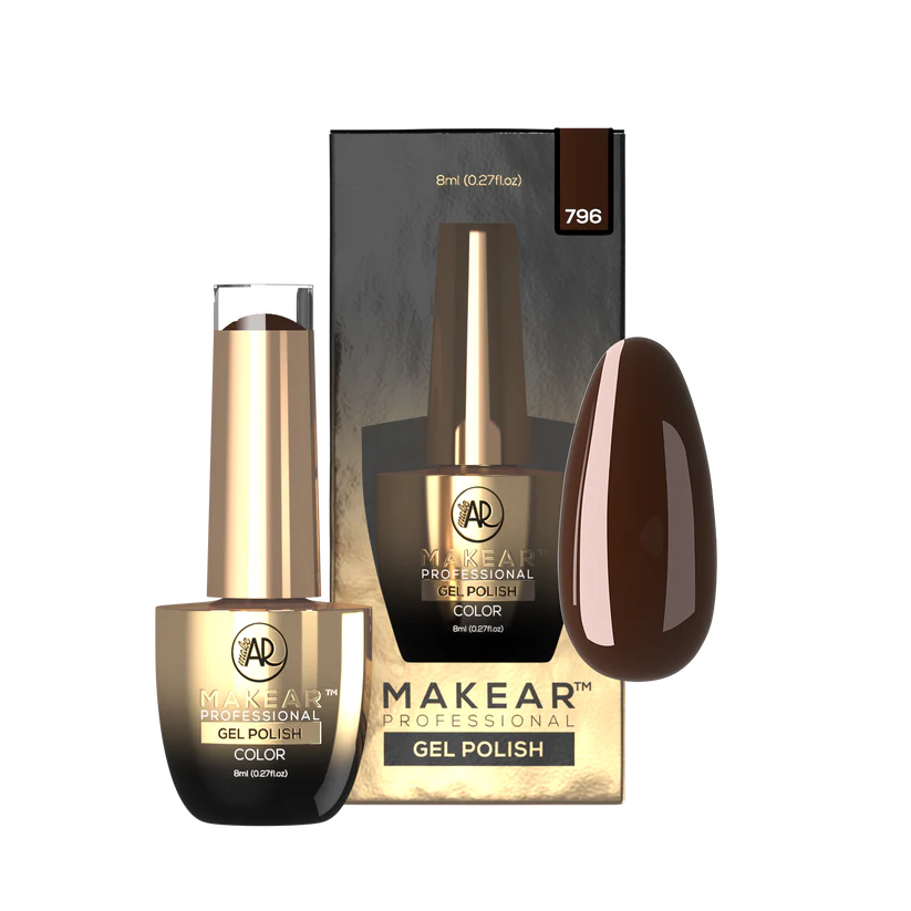 Vernis Semi-Permanent Je T’aime 796 8ML Makear – Rouge Glamour et Passionné